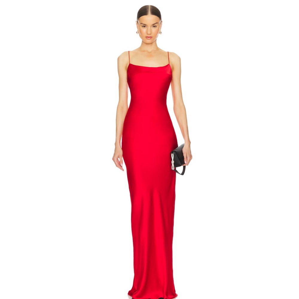 Lovers + Friends Vibrant Red Maxi Dress